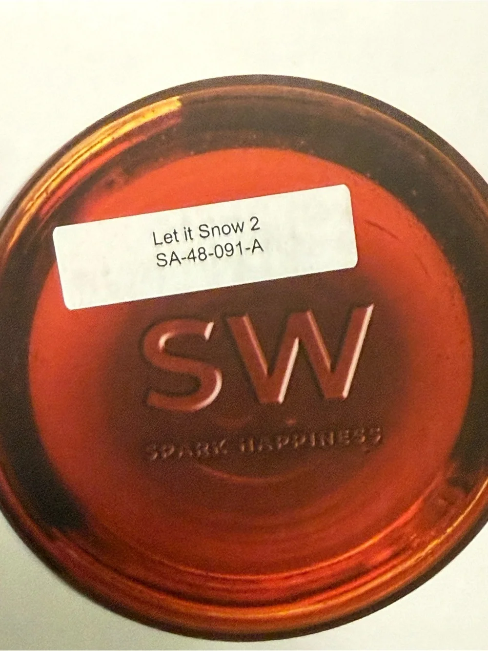 Calyan Wax Co Evergreen + Eucalyptus Soy Candle - Amber Glass Let It Snow2 - NIB